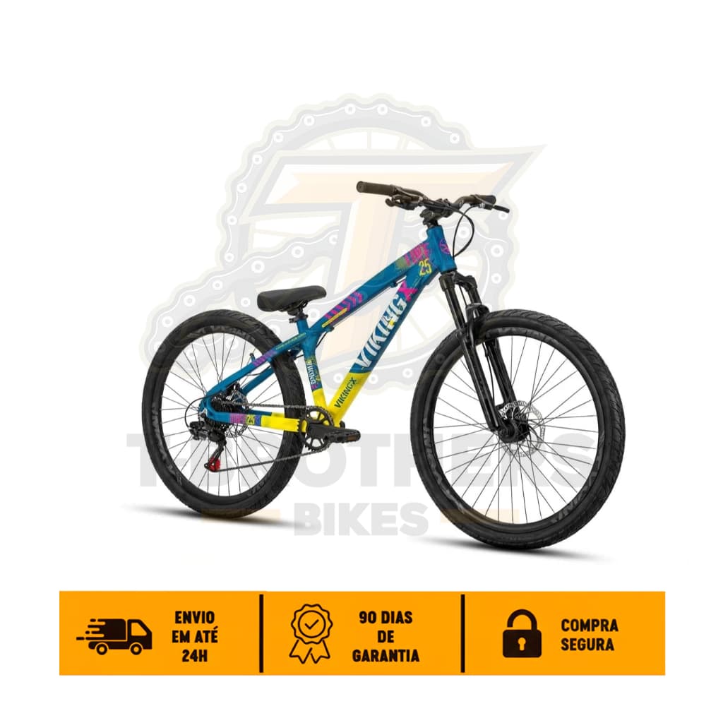 Bicicleta do Grau Single Viking TuffX Freio a Disco Vmaxx Paredão - Bike Para Welling