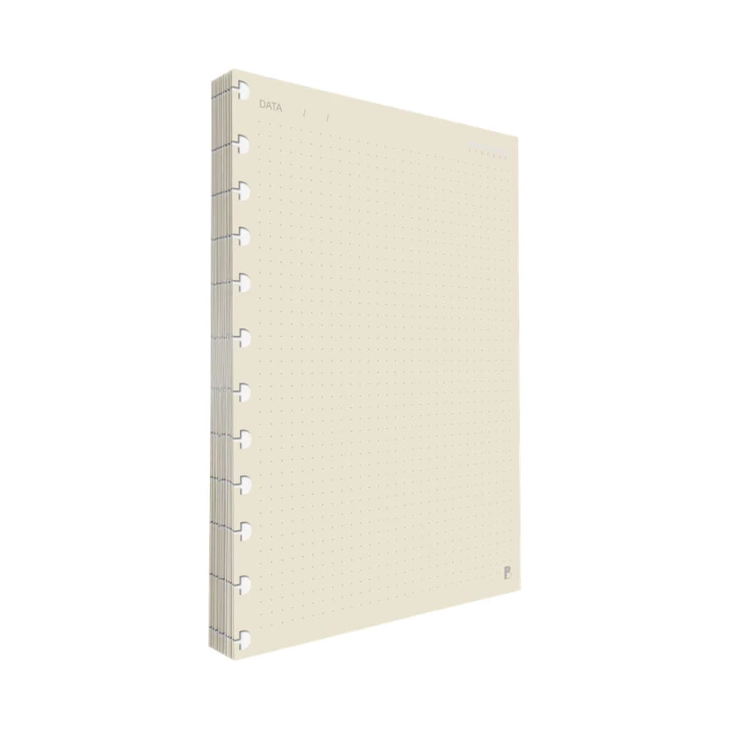 Refil Caderno Discos Inteligente Pontilhado 80 Folhas