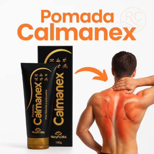 Pomada Massageadora Calmanex NatyFlora 150g – Arnica, Mentol e para Alívio Muscular e Articulações