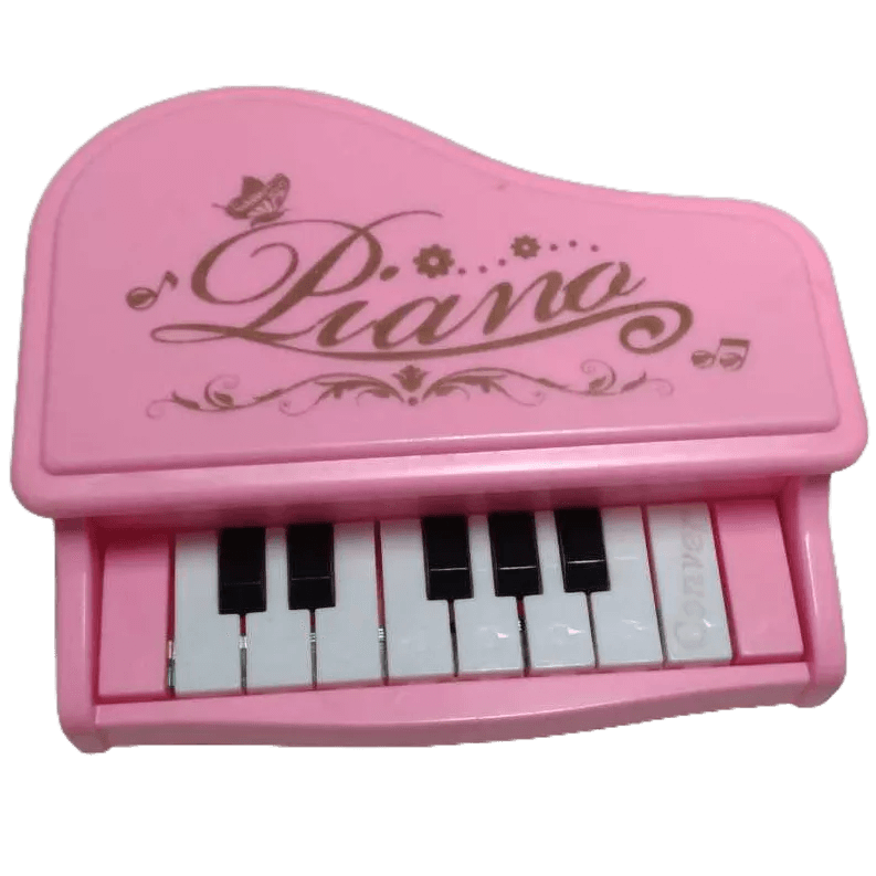 Mini Piano Infantil Eletrico Caixinha De Musica Teclado SEM A CAPA DA PILHA NAO INCLUI PILHAS