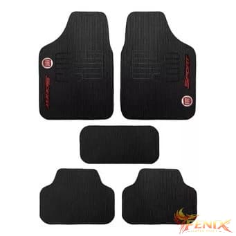Tapete Fiat Uno Vivace Versátil Borracha 5 peças - Tapete Automotivo, Tapete para Carro, Carpete Carro, Carpete