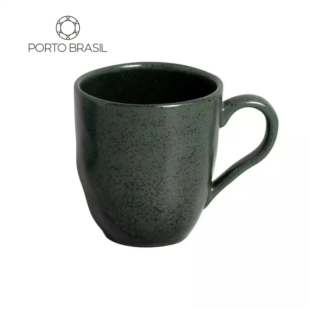 Caneca Orgânico 273ml Arauco Porcelana Conjunto c/2 - Porto Brasil