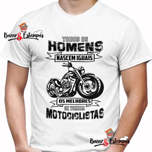 Camiseta Motociclista Dia dos Pais ou Aniversário Presente Papai Pai Avô