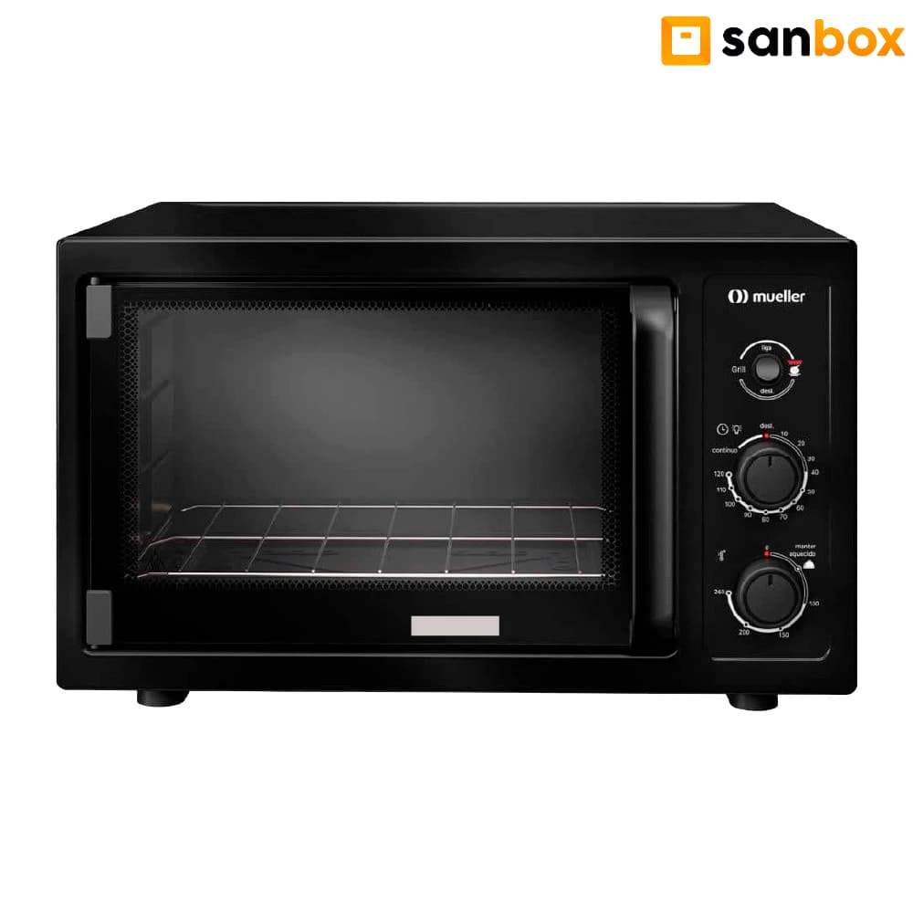 Forno Elétrico De Bancada Mueller Mfb50b 50 Litros Com Grill Pto-220v