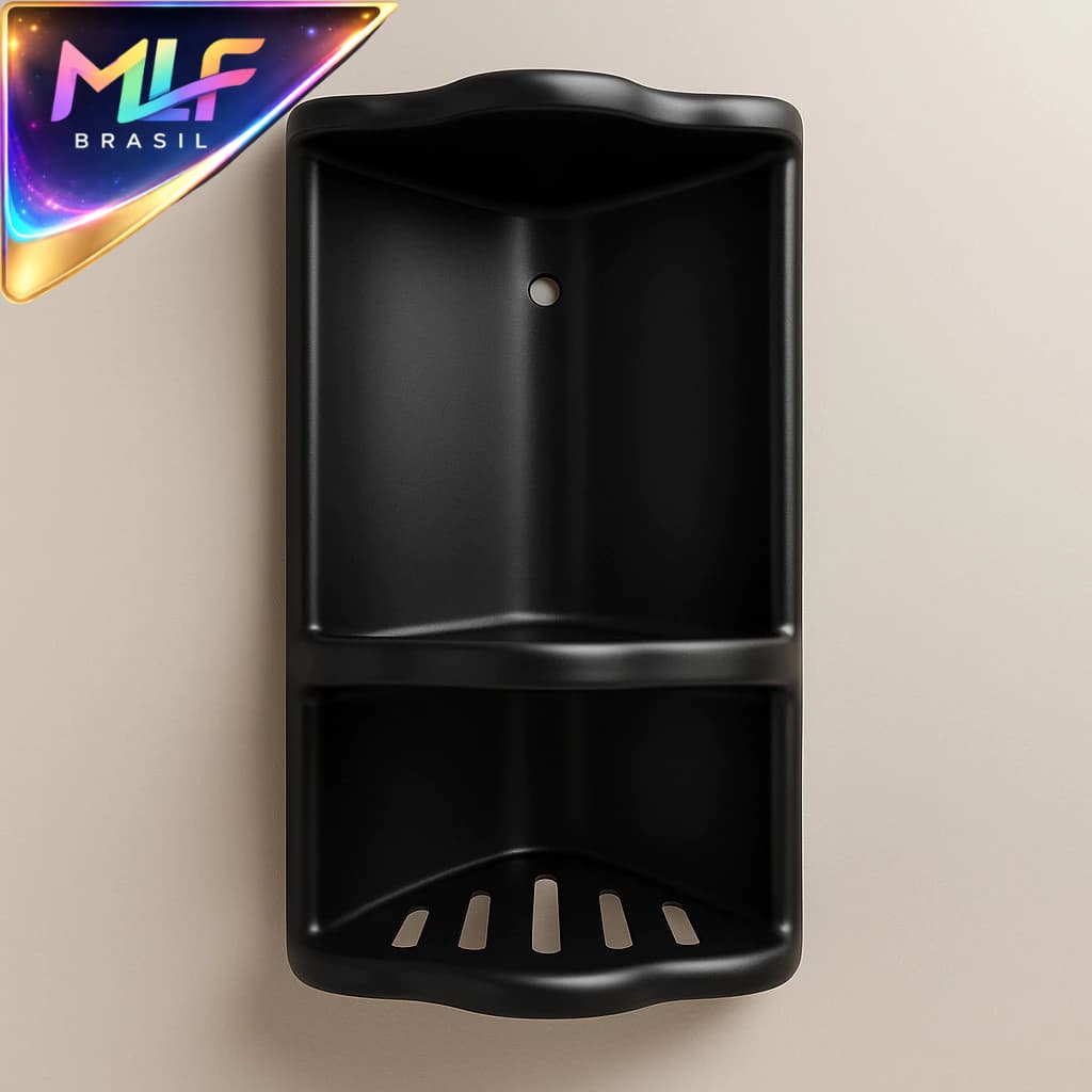Porta Shampoo e Sabonete para Box Suporte de Parede Fácil Instalação