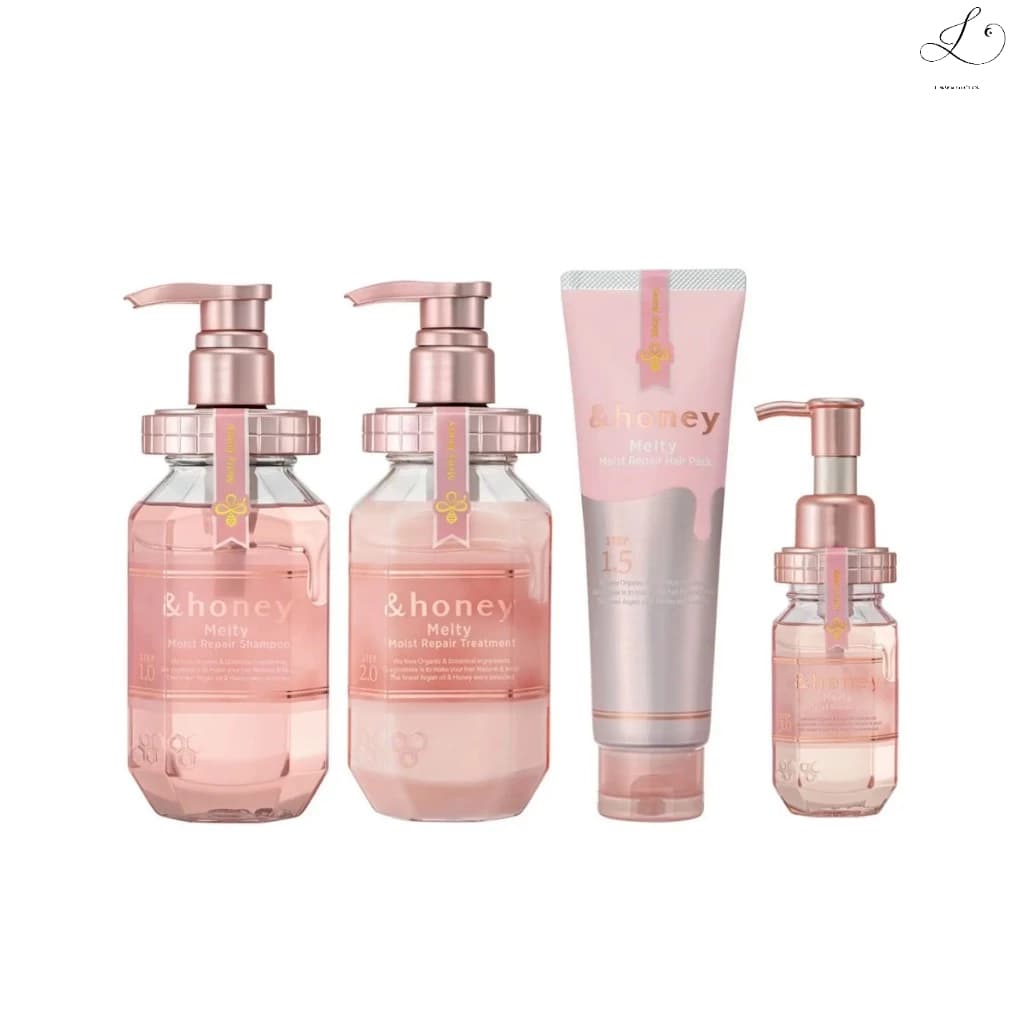 &honey - Melty Moist Ritual - Kit Completo (Steps 1.0 440ml + 1.5 130g + 2.0 445g + 3.0 100ml)