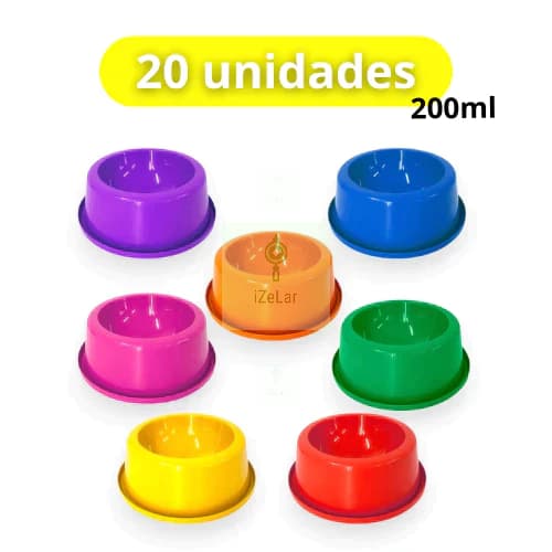 20 Centro de Mesa 200ml Patrulha Canina -  Lembrancinha Aniversário Menino Menina Decoração Infantil
