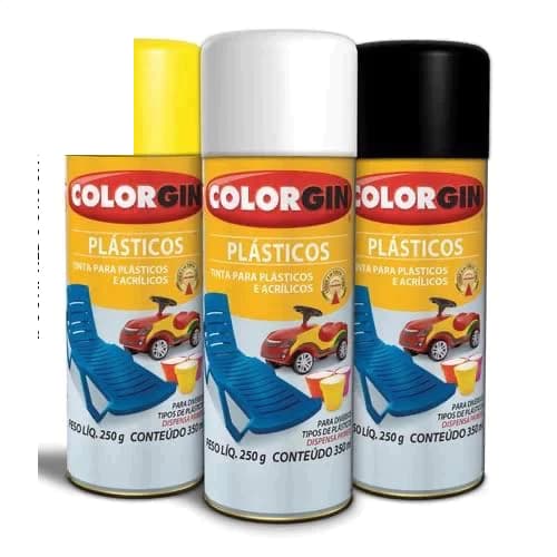 Tinta Spray para Plástico - COLORGIN