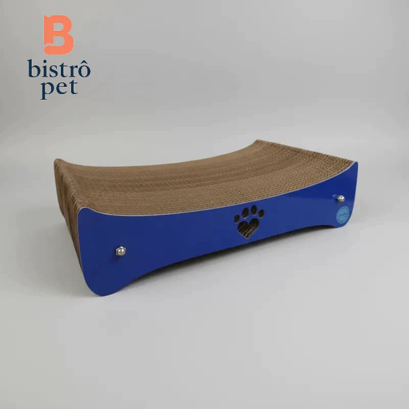 Arranhador para Gatos em ACM e Papelão Shelby - Azul