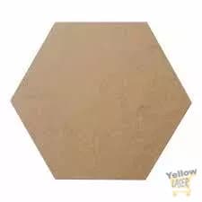 KIT HEXÁGONOS 50 UNIDADES MDF 3mm CRU VÁRIOS TAMANHOS 3CM, 4CM, 5CM, 6CM - ACHADINHOS DA SHOPEE