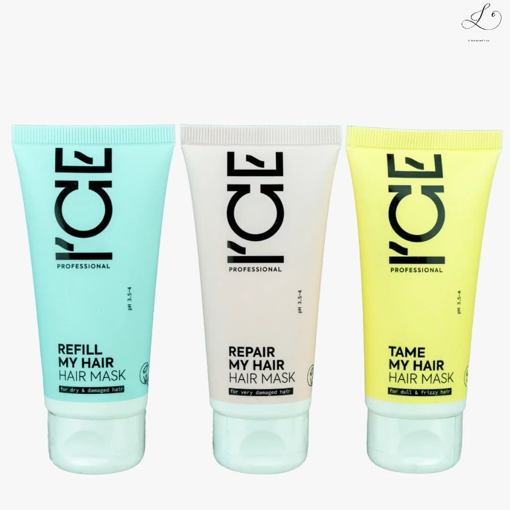 Ice Professional EE - Cronograma Capilar Máscaras (Refill 50ml + Repair 50ml + Tame 50ml)