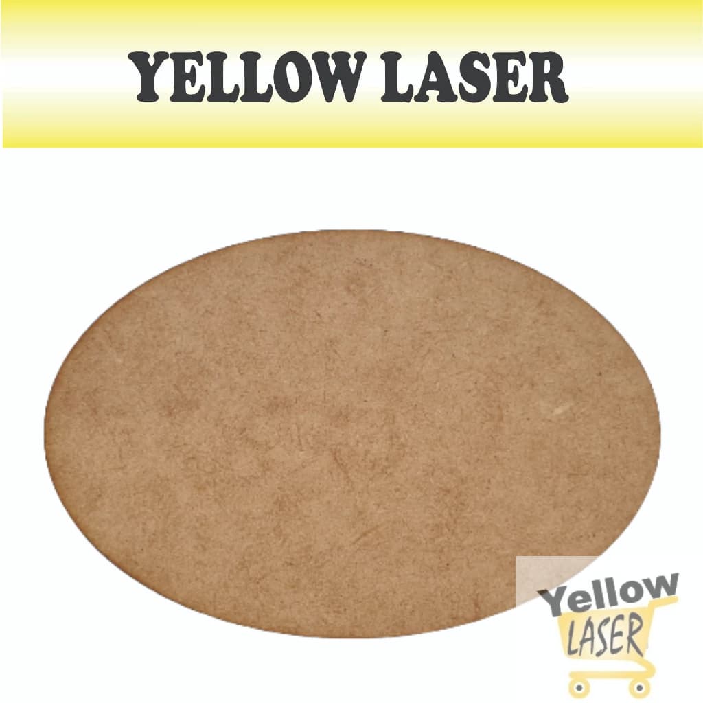 KIT OVAL 10 UN MDF 3mm CRU VARIOS TAMANHOS 6X11CM, 8X10CM,  8X14CM, 11X16CM, 12X18CM, 13X20CM, 20X30CM, 27X40CM, 33X50CM