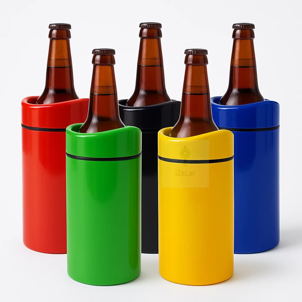 Porta Garrafa de Cerveja Térmico 1Litro Camisinha De Cerveja Litrão Isopor Litrao De Churrasco Verão
