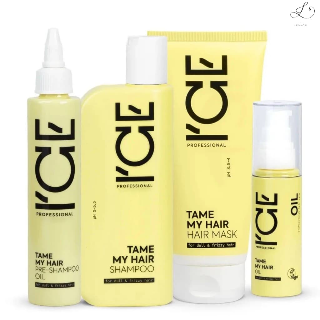 Ice Professional Tame My Hair (Pré Sh Oil 100ml + Sh 250ml + Máscara 200ml + Óleo 50ml)