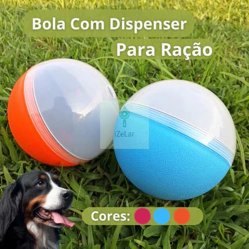 2 ou 1un Bola Interativa Para Cães Com Dispenser - Ração Brinquedo Para Cachorro Bola Pet Resistente