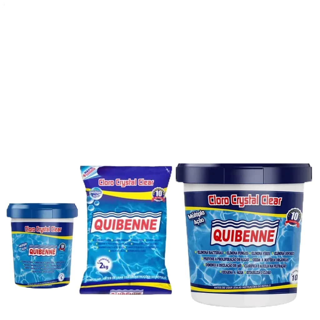 Cloro Crystal Clear - QUIBENNE