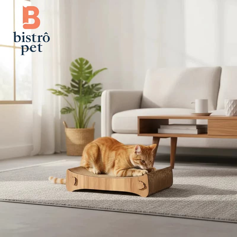 Arranhador Para Gatos Cama Papelão Gato Divertido