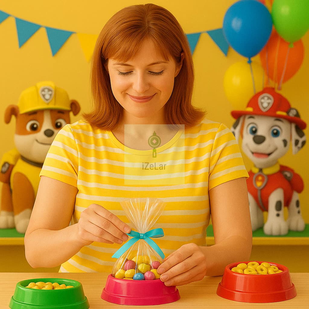 40 un Centro de Mesa Festa da Patrulha Canina Decoração Aniversário Infantil Lembrancinha Para Festa