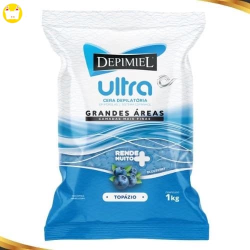 Cera Depilatória Ultra Topázio 1kg - Depimiel