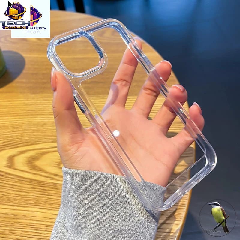 Capa Acrílico Transparente Space Para Iphone