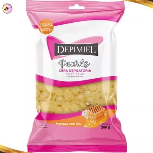Cera Depilatória em Pérolas Natural com Mel 200g - Depimiel