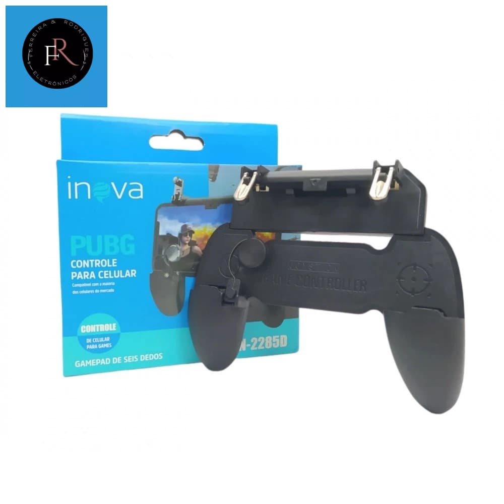 Controle Joystick Para Celular Com Gatilho Inova CON-2285D Free Fire Pubg