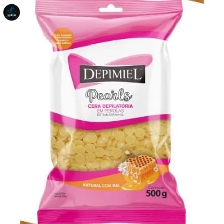 Cera Depilatória em Pérolas Natural com Mel 500g - Depimiel
