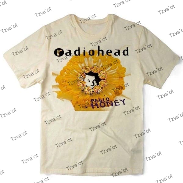 Camiseta Algodao Radiohead Pablo Honey Banda de Rock Unissex