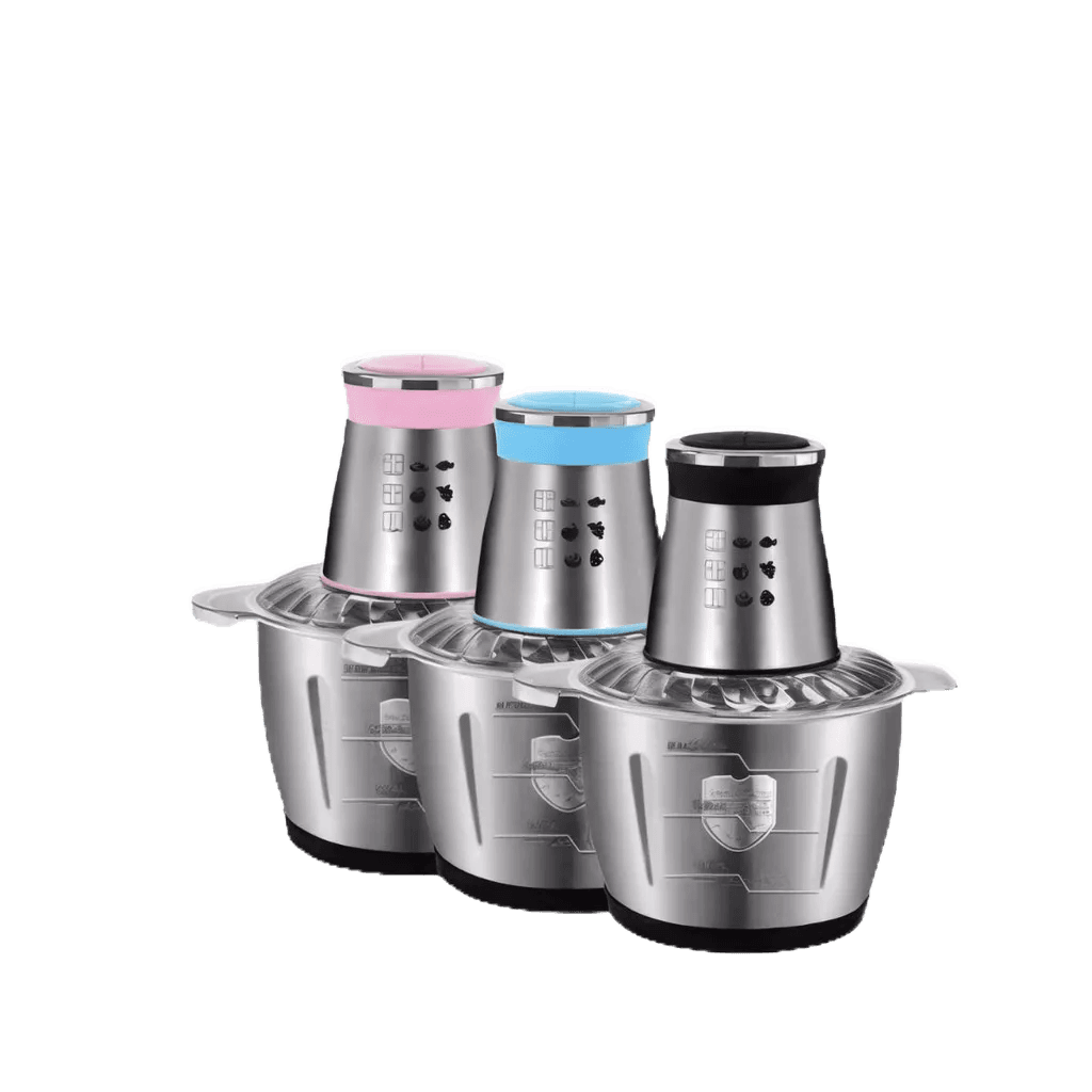 Multiprocessador Processador Triturador de Alimentos Elétrico 3L Inox 500W Moedor Picador de Carne Legumes Cor Sortidas