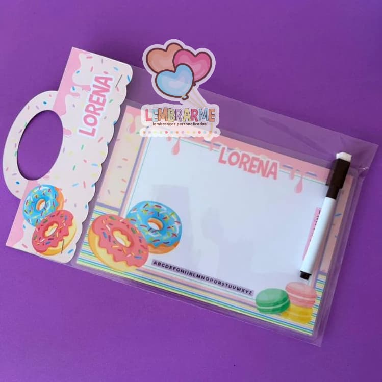 10 Lousa Mágica Doceria 3 em 1 Lembrancinha Personalizada - Fazemos todos os temas