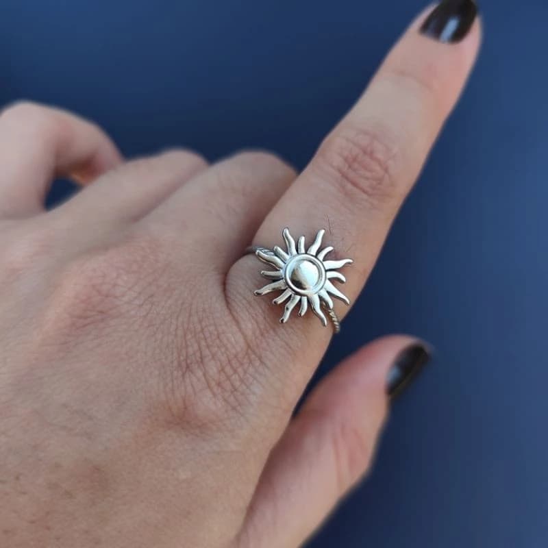 Anel aço Inoxidável ajustável Aço inox Antialérgico Anéis Feminino