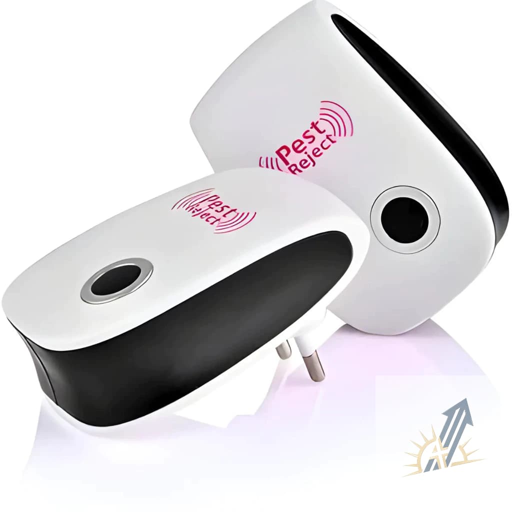 Repelente Eletrônico Bivolt Pest Reject Controle de Pragas com LED Noturno e Uso Portátil