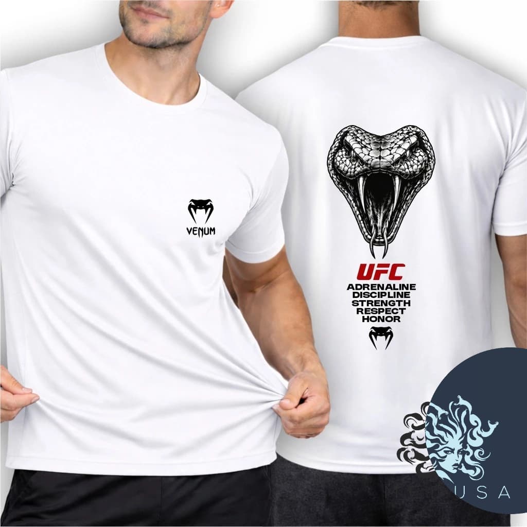 Camisa Camiseta Dry Fit Masculino VNM SNAKE Maromba Corrida Treino Esporte Academia Passeio