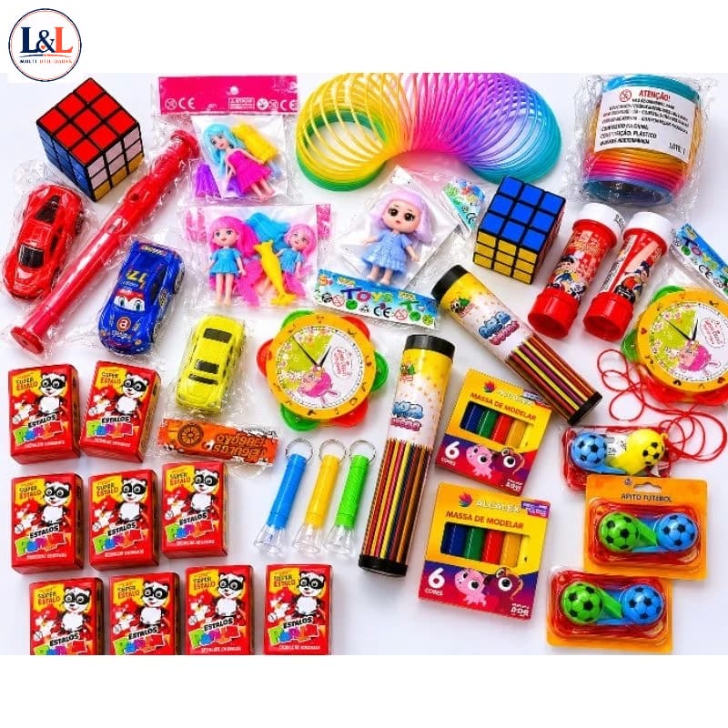 🏆 Kit Prenda Diversão 15, 20 ou 30 Itens Sortidos | Festa Junina, Escola, Gincana e Lembrancinhas