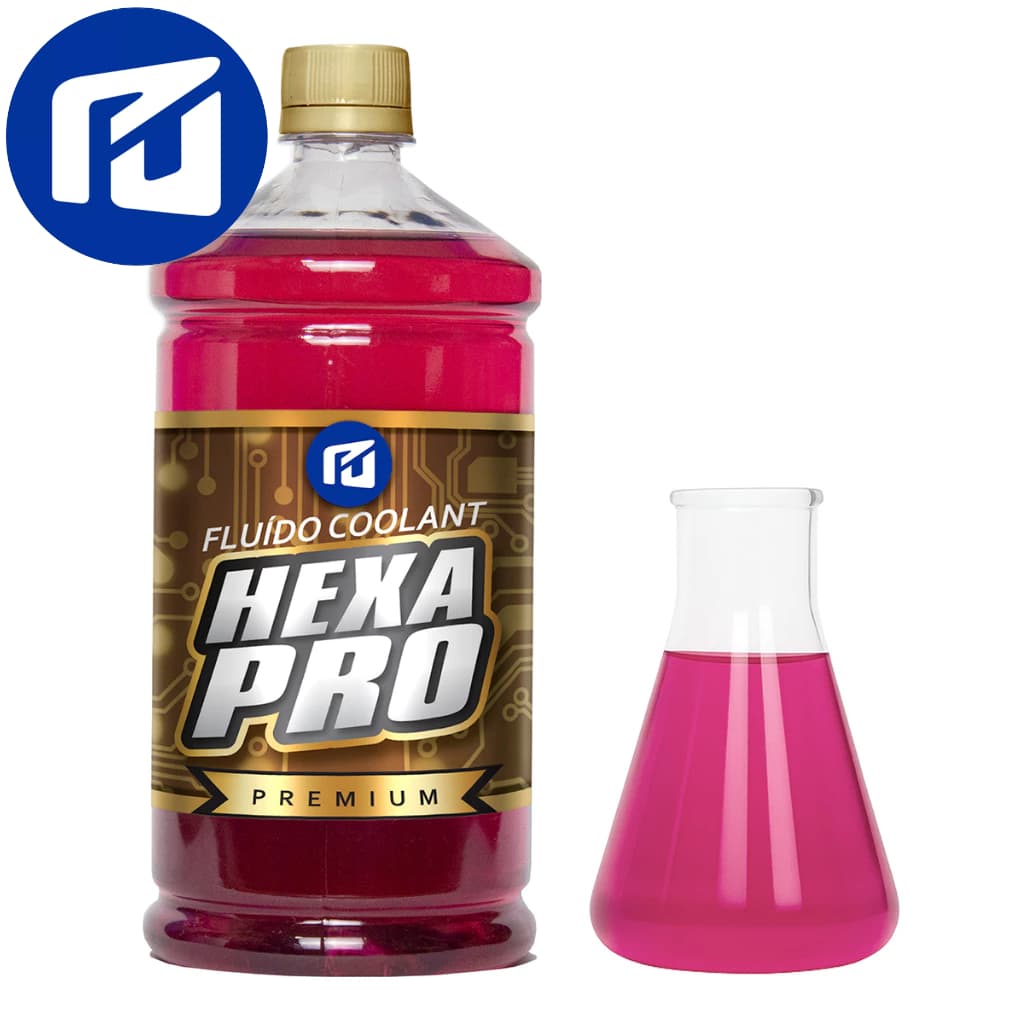 Fluido Water Cooler Rosa Premium Hexa Pro - Alto Desempenho