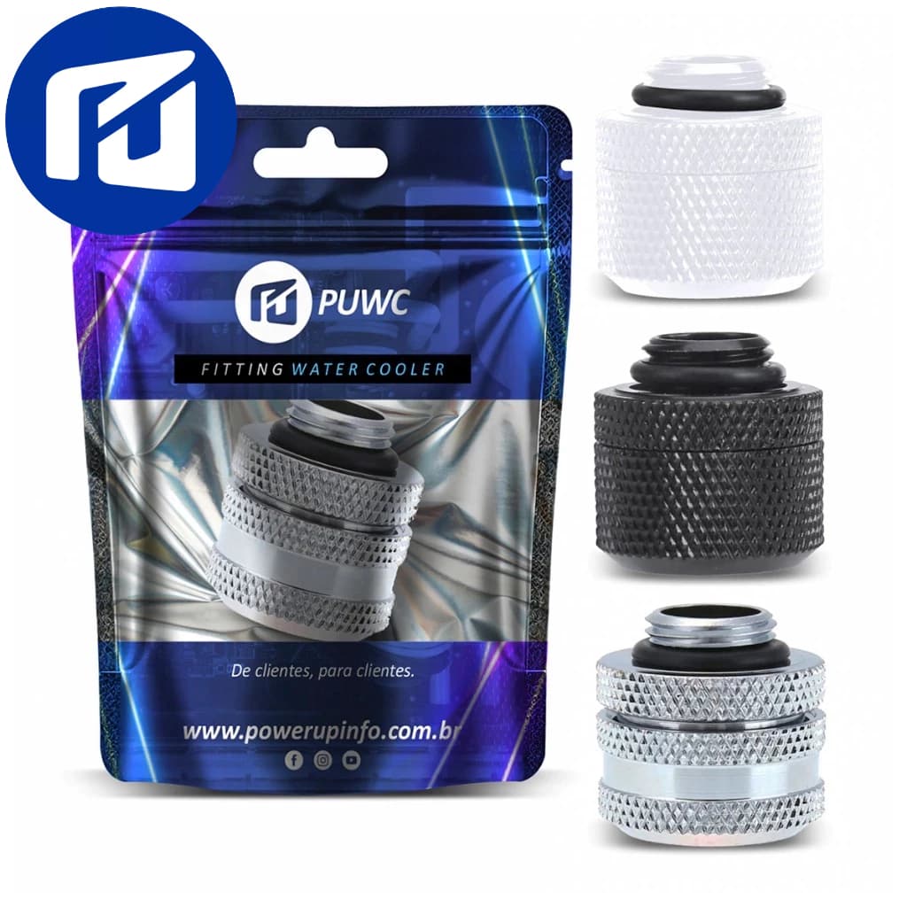 Fitting Tubo Rigido 14mm OD Water Cooler Custom - Rosca G1/4
