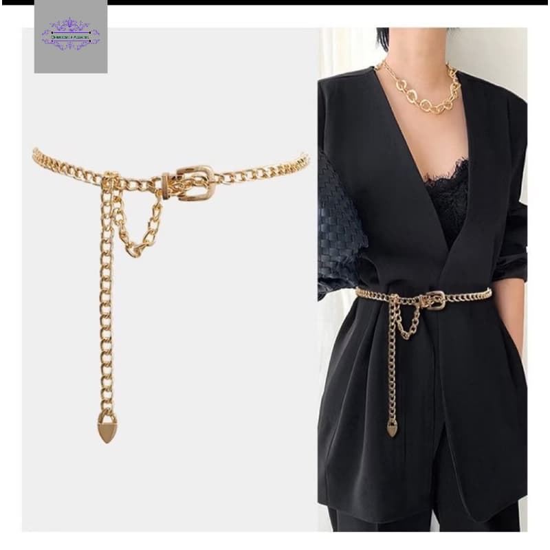 Cinto Corrente Feminino Grosso Elegante