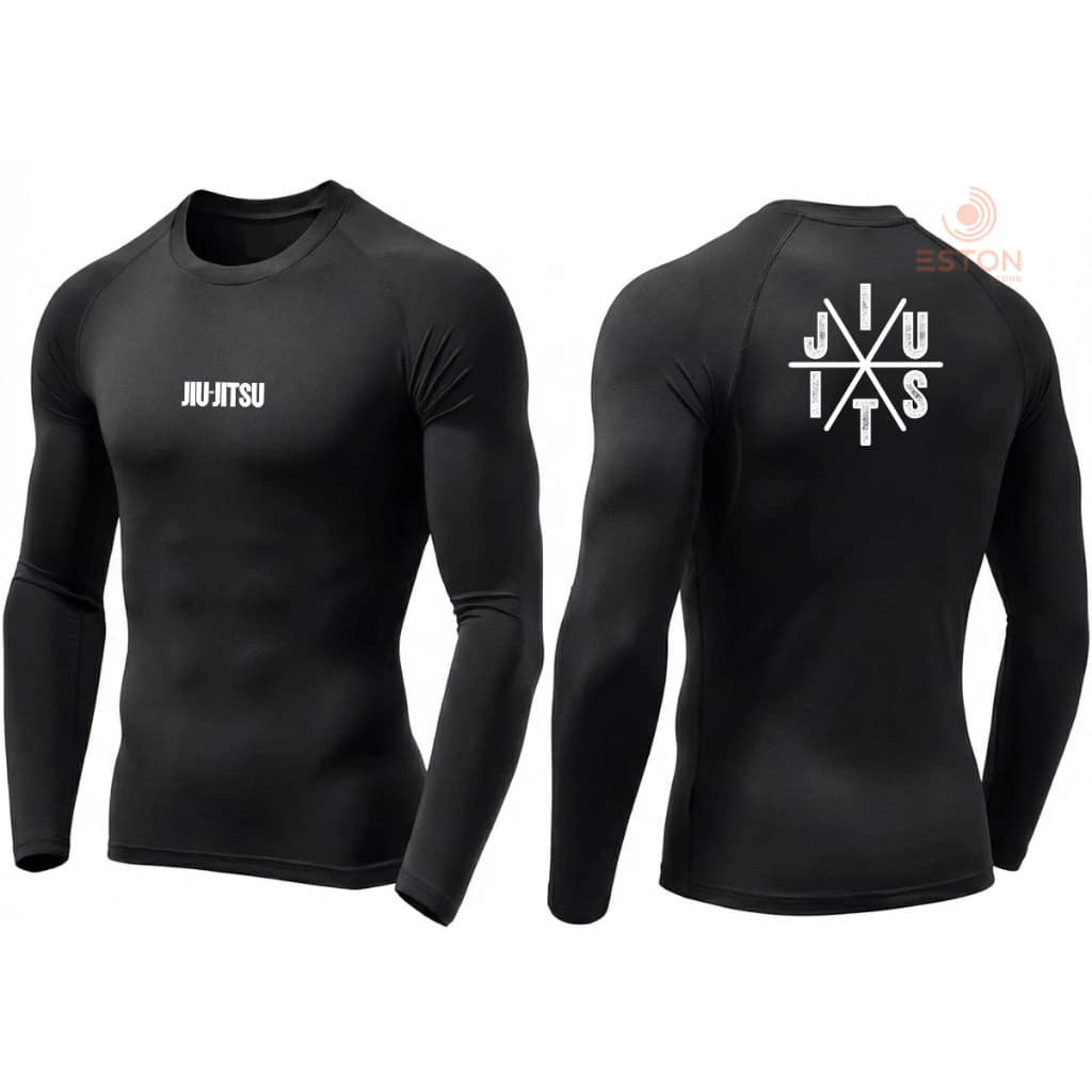 Rash Guard Masculina UV50+ Compressão Jiu Jitsu MMA Muay Thai Academia
