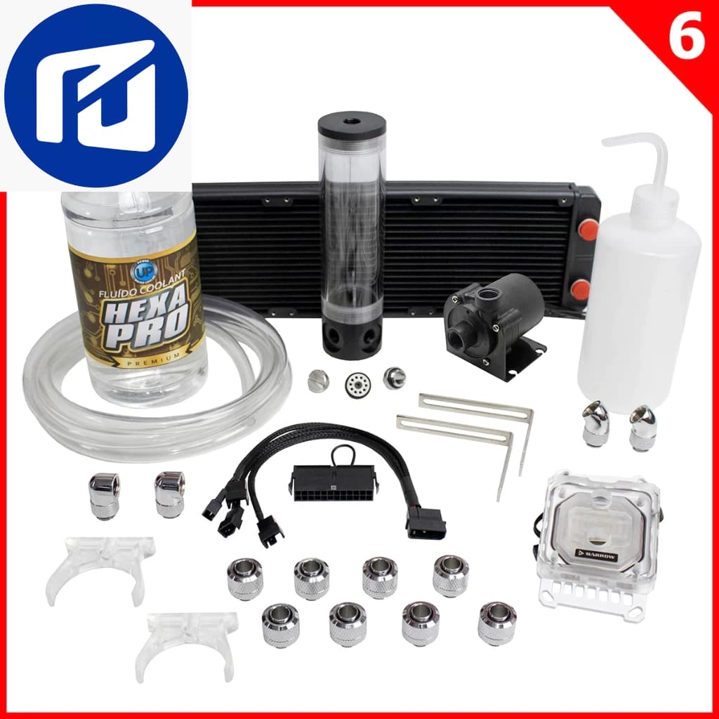 Kit Water Cooler Custom 360mm Completo Tier 6 PUWC ARGB