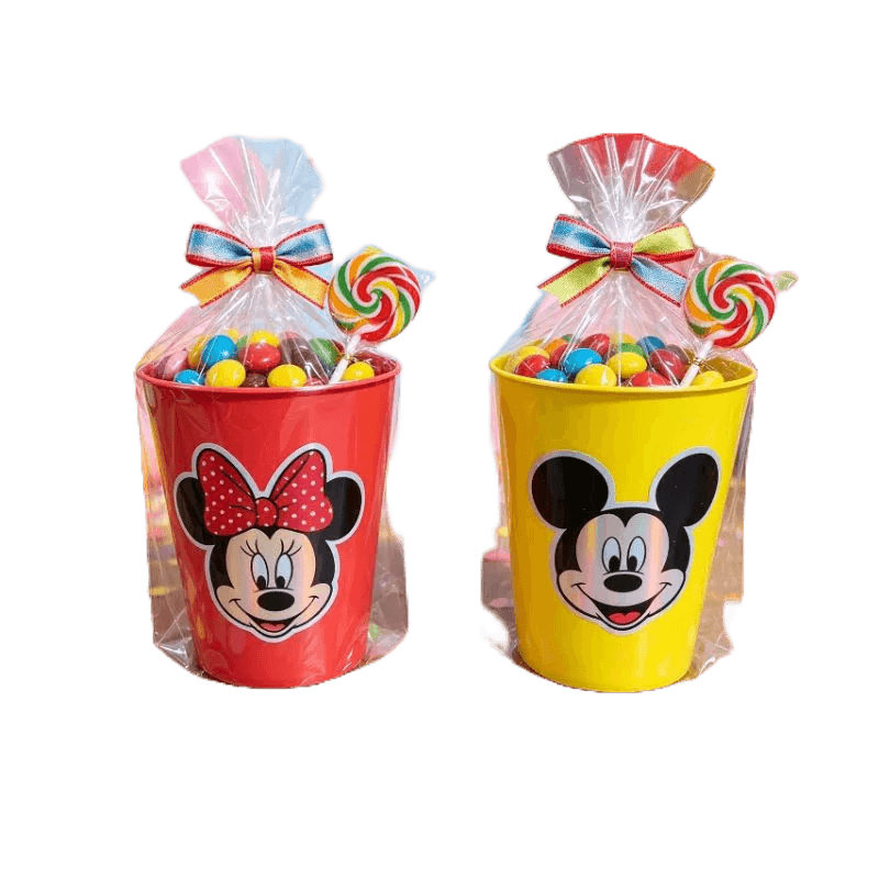 Copo Personalizado Infantil 300ml – Mickey e Minnie | Festa, Aniversário e Lembrancinha