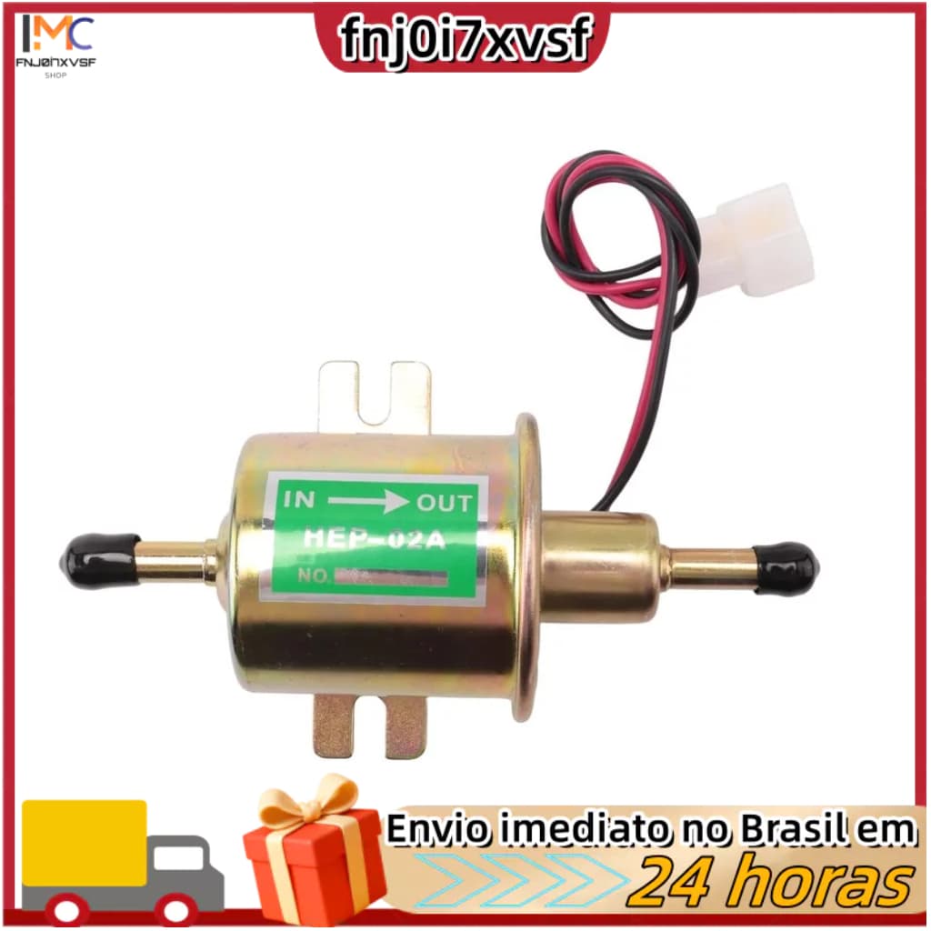 Bomba de combustível universal 12V HEP-02A, bomba elétrica para gás de baixa pressão e petróleo bruto.