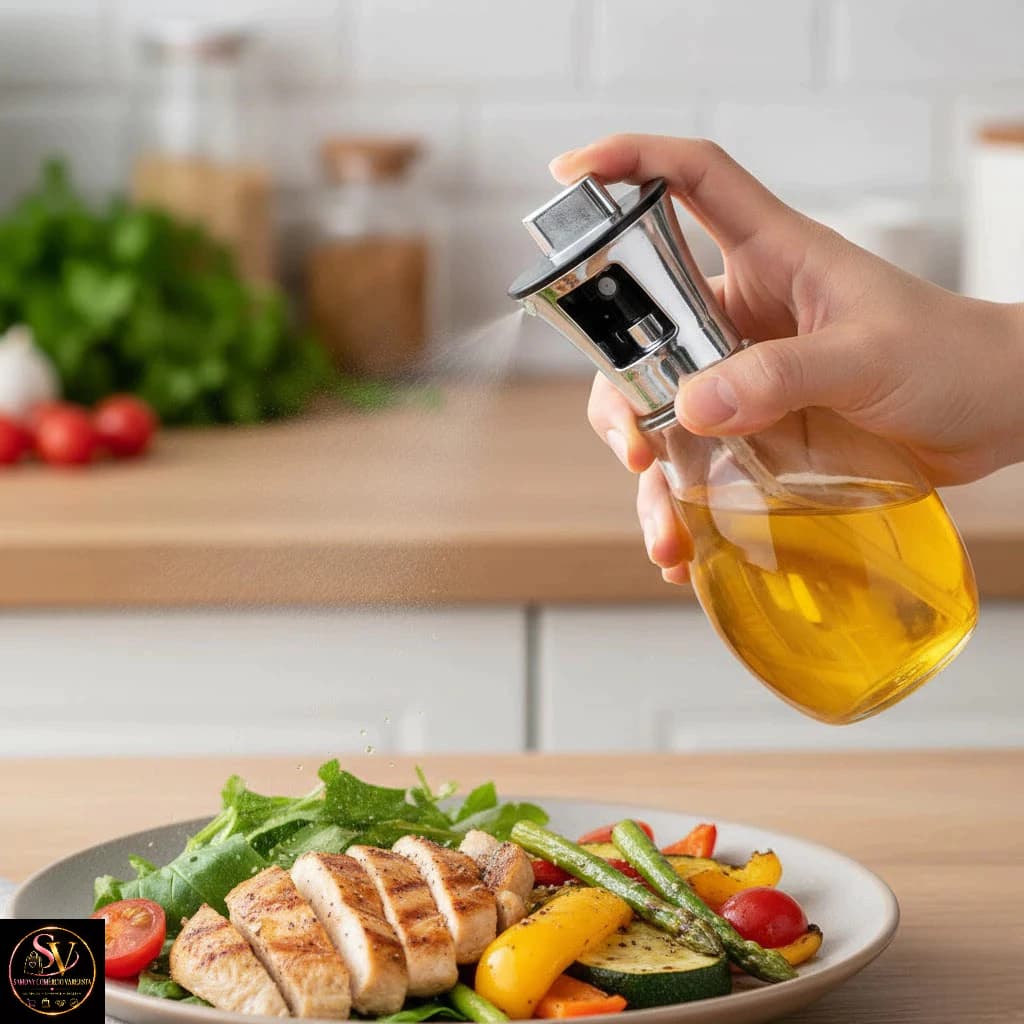 Galheteiro Spray Vidro Azeite Vinagre Borrifador Óleo Temperos Culinário Churrasco Frasco Salada