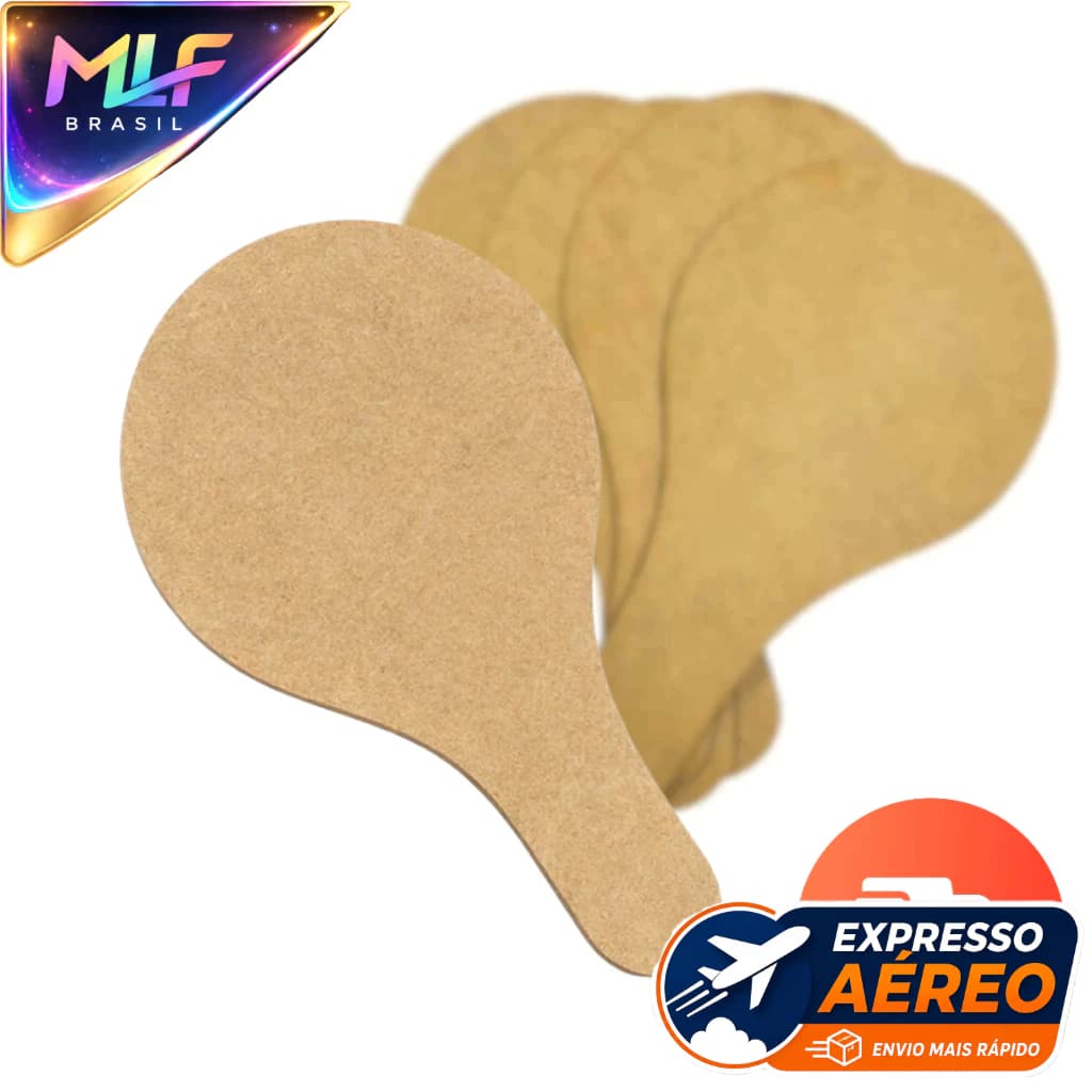 Kit Raquetes Pequenas em MDF para Lembrancinhas Personalizadas de Aniversário Infantil