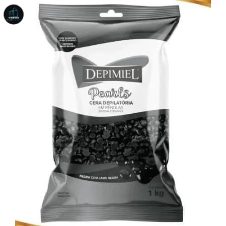 Cera Depilatória em Pérolas Negra 1kg - Depimiel