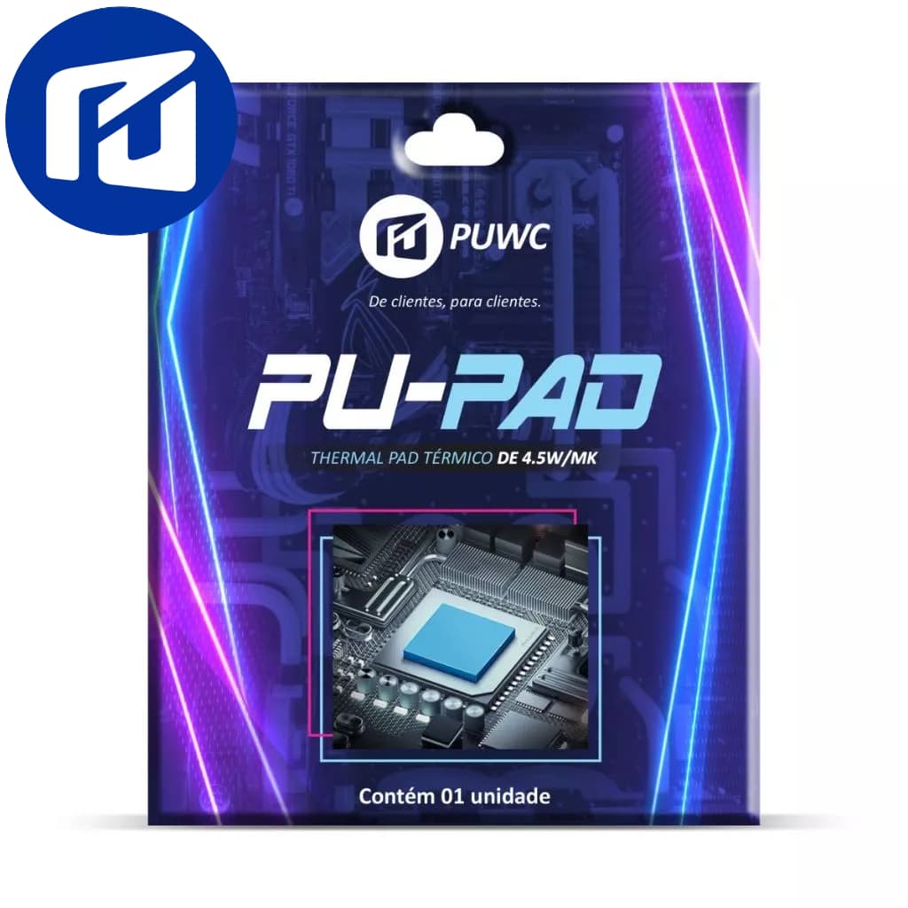 Thermal Pad 2mm CPU, GPU, Notebook, PS5, PS4, PS3, VRM, Xbox - 4.5w/mk Pu-pad