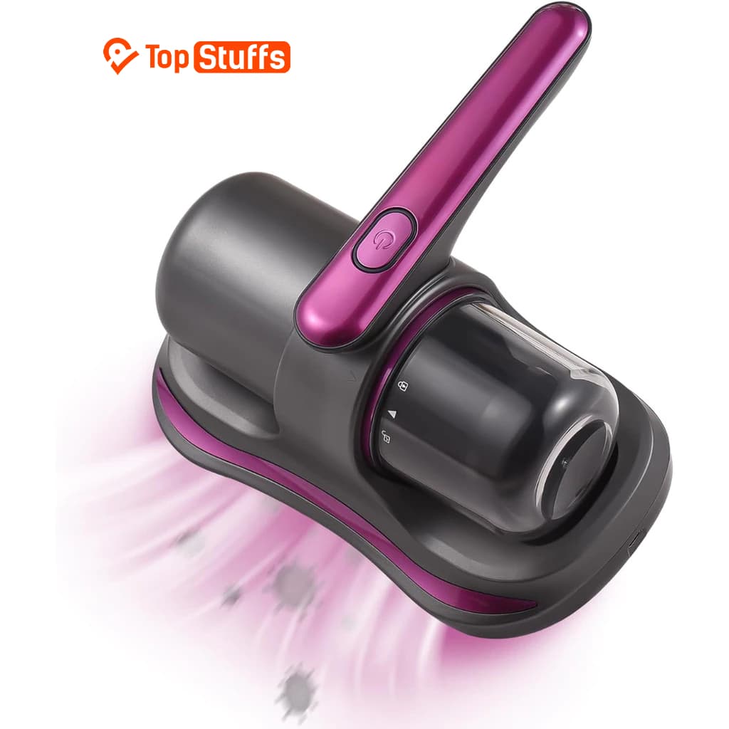Aspirador Portátil Anti Ácaro Esterilização Luz Uv Sem Fio