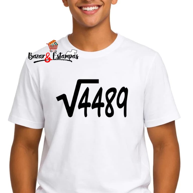 1 Camiseta Six Seven 67 Meme Viral Trend Raiz Quadrada Unissex Adolescentes Menino Menina