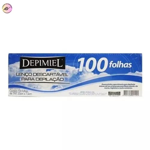 Lenços Descartáveis TNT para Depilação 100 un. - Depimiel