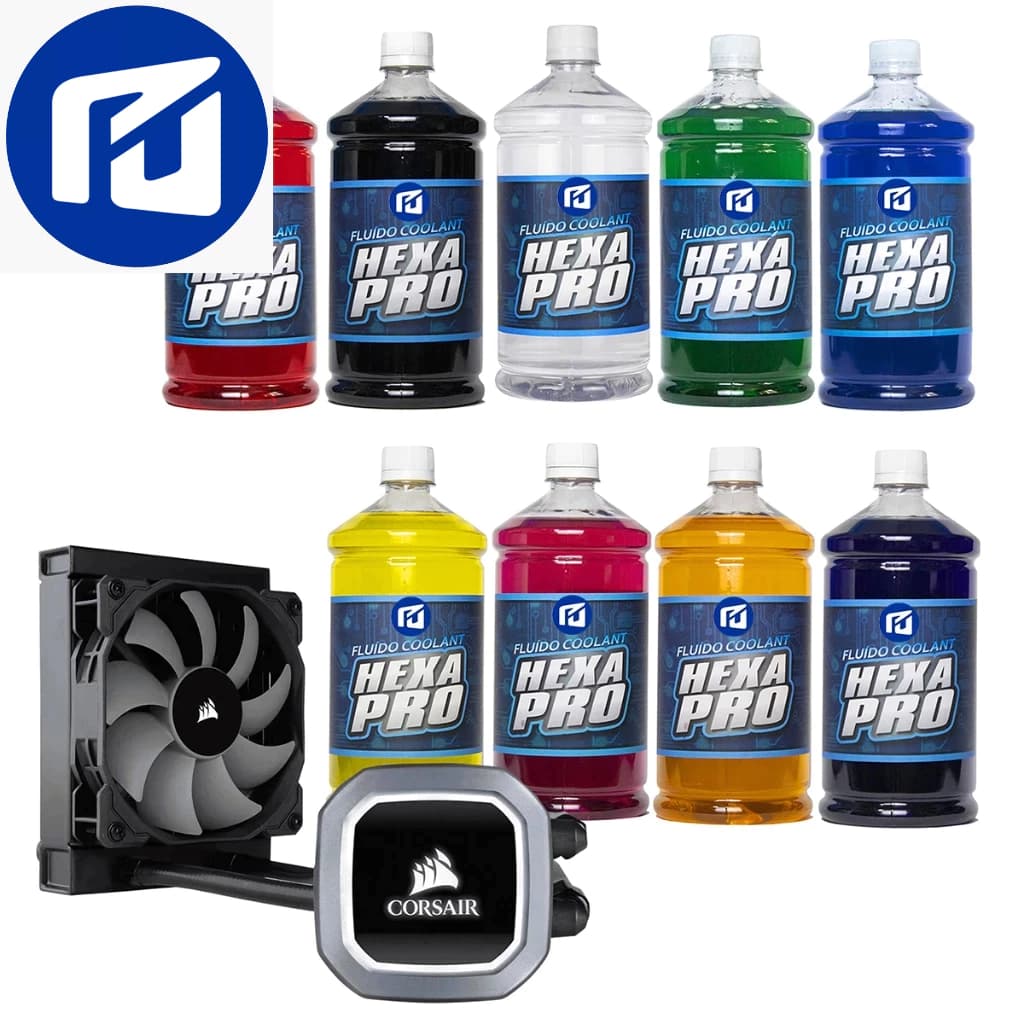 Fluido Water Cooler 500ml - Compatível com Qualquer Water Cooler (Até 9 Cores)