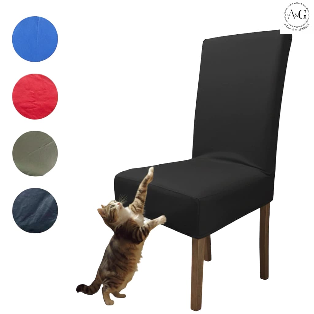 Kit Capa de Cadeira Anti Sujeira Impermeável 2 4 ou 6 Lugares Corino